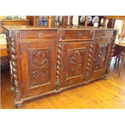 French Louis XIII enfilade buffet circa 1800