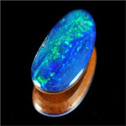 0.82 Ct. Spectacular Natural Gem Multi Color Doublet Op