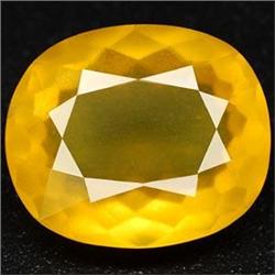 7.62 Ct. Clean Oval Natural Gem Yellow Opal Unheated