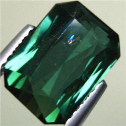 SENSATIONAL 3.41 Ct. Emerald cut Natural Green Tourmali