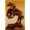 Image 1 : Rattlesnake By Frederick Remington Bronze Sculpture