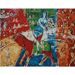 Marc Chagall "Circus Horse and Rider" Giclee on Paper.