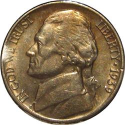 RARE DATE 1939-D Jefferson Nickel, MS-63