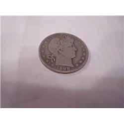 RARE DATE 1908-S Silver Barber Half Dollar