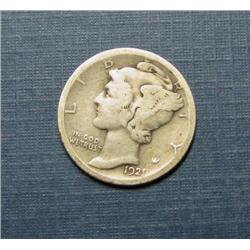 1921 Key Date Silver Mercury Dime