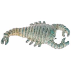 A Crab/Scorpion-Fibulae brooch; full copper. Newer Ancient, probably Greek/Roman? 21mm x 50mm