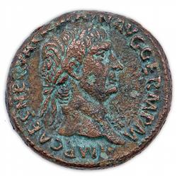 Ancient Coin - Trajan Ae Asse AD 98-117. Rome Mint, SUPERB! PRETTY GREEN PATINA!