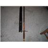 Image 1 : 50" SWORD WITH 40" BLADE AND LEATHER SHEATH