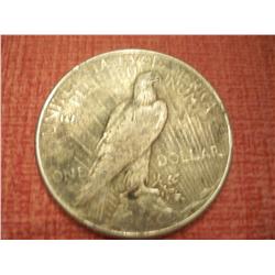 Two 1922 Silver Peace Dollar Coins