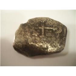 1600's Spanish 8 Real Pure Silver Cobb