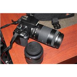 CANON EOS DS126191 DIGITAL SLR CAMERA C/W 2