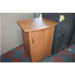 CHERRY MOBILE LOCKING CABINET