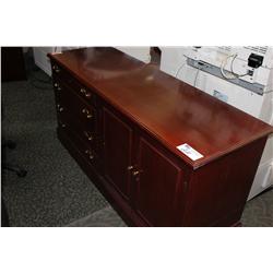 MAHOGANY TRADITIONAL CREDENZA
