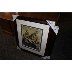 FRAMED LIMITED EDITION PRINT "PINE ISLAND"