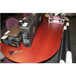 MAHOGANY 8FT BOARDROOM TABLE