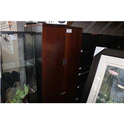 MAHOGANY UTILITY CABINET