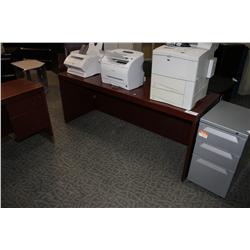 MAHOGANY OPEN FACE CREDENZA