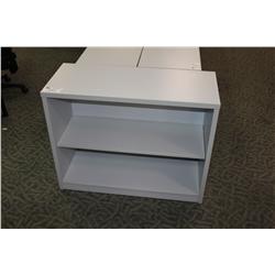 GREY BOOKSHELF