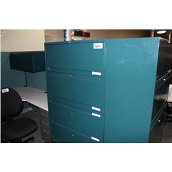 OFFICE SPECIALTY 5 DRAWER LATERAL FILE CABINET