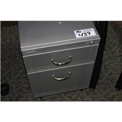 GREY MOBILE FILE PEDESTAL