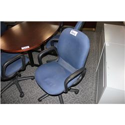 BLUE ERGONOMIC OFFICE CHAIR
