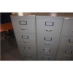 GREY 4 DRAWER LEGAL FILE CABINET
