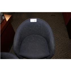 BLUE MOBILE CLIENT CHAIR
