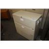 Image 1 : BEIGE 3 DRAWER LATERAL FILE CABINET