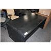 Image 1 : BLACK L-SHAPE EXECUTIVE DESK