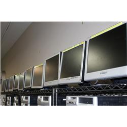 LOT OF FLAT PANEL MONITORS & STANDS