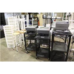 3M OVERHEAD PROJECTOR & AV CART