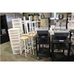 3M OVERHEAD PROJECTOR & AV CART