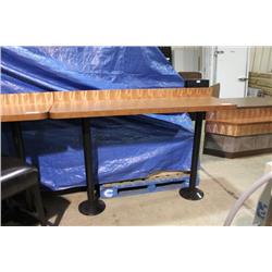 SMALL BRUSHED BAR TABLE