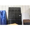 Image 1 : LOT OF BLACK METAL STORAGE RACKING