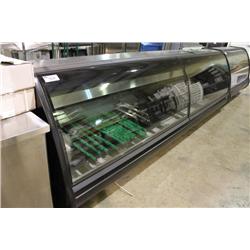 2 BAY CARRIER TYLER GLASS FRONT COOLED DELI CASE - to be sold with 356 & compressor - one price