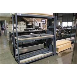 LARGE LOT OF "EZ-RECT" SHELVING