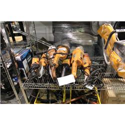 LOT OF CHICAGO ANGLE GRINDERS