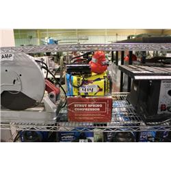 STRUT SPRING COMPRESSOR & HEAT GUNS