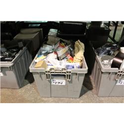 BIN OF LOCKS & HARDWARE