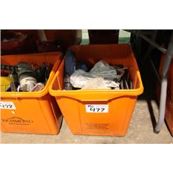 BIN OF ASSORTED TOOLS