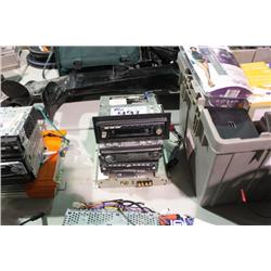 LOT OF CAR STEREOS