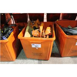 BIN OF ASSORTED TOOLS