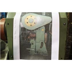 ELECTRIC FOOT CONTROLLED PUNCH PRESS