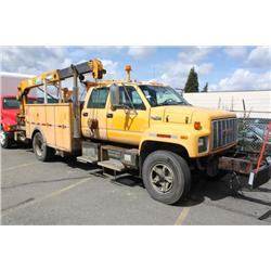 1993 YELLOW GMC TOPKICK 4DR TRUCK