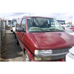 2003 RED CHEVROLET ASTRO PASSENGER VAN