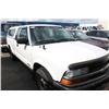 Image 1 : 2002 WHITE CHEVROLET S-10 PICK UP