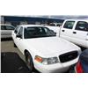 Image 1 : 2007 WHITE FORD CROWN VICTORIA POLICE SERIES 4DR
