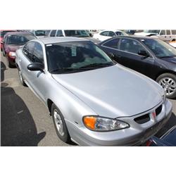 2003 SILVER PONTIAC GRAND AM 4DR SEDAN