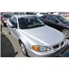 Image 1 : 2003 SILVER PONTIAC GRAND AM 4DR SEDAN