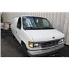 Image 1 : 1992 WHITE FORD ECONOLINE CARGO VAN